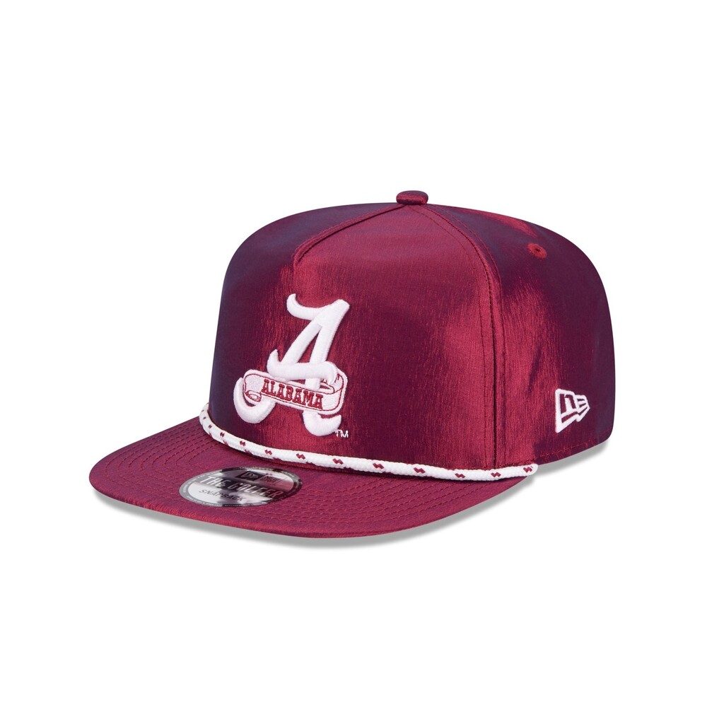 New Era Alabama Crimson Tide College Vault Team Rope Golfer Hat - One Size